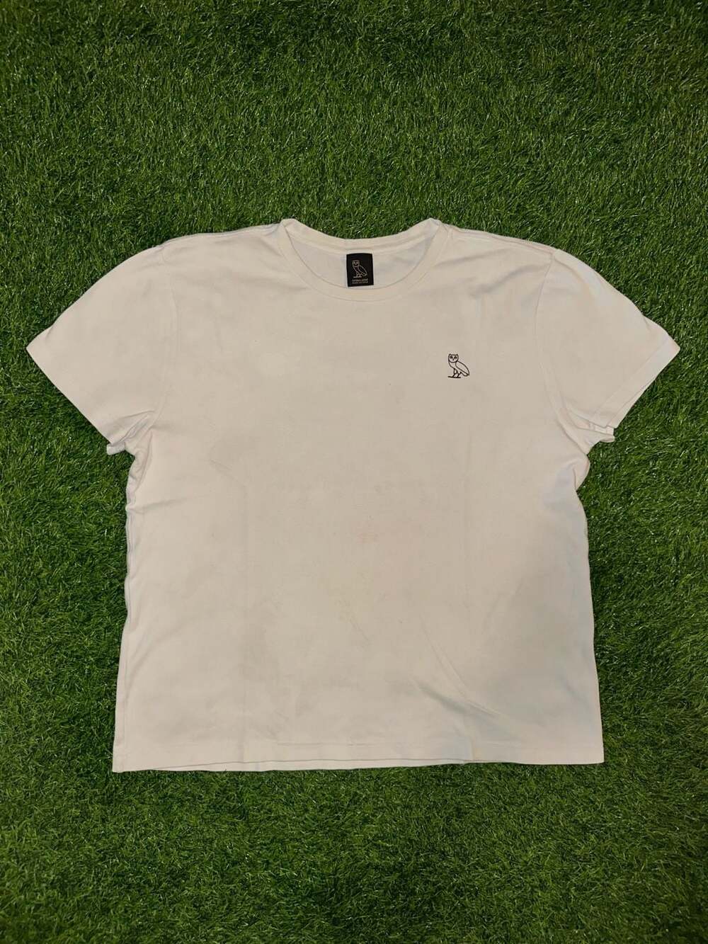 OVO T-Shirt Extra Large White Owl Logo Tee